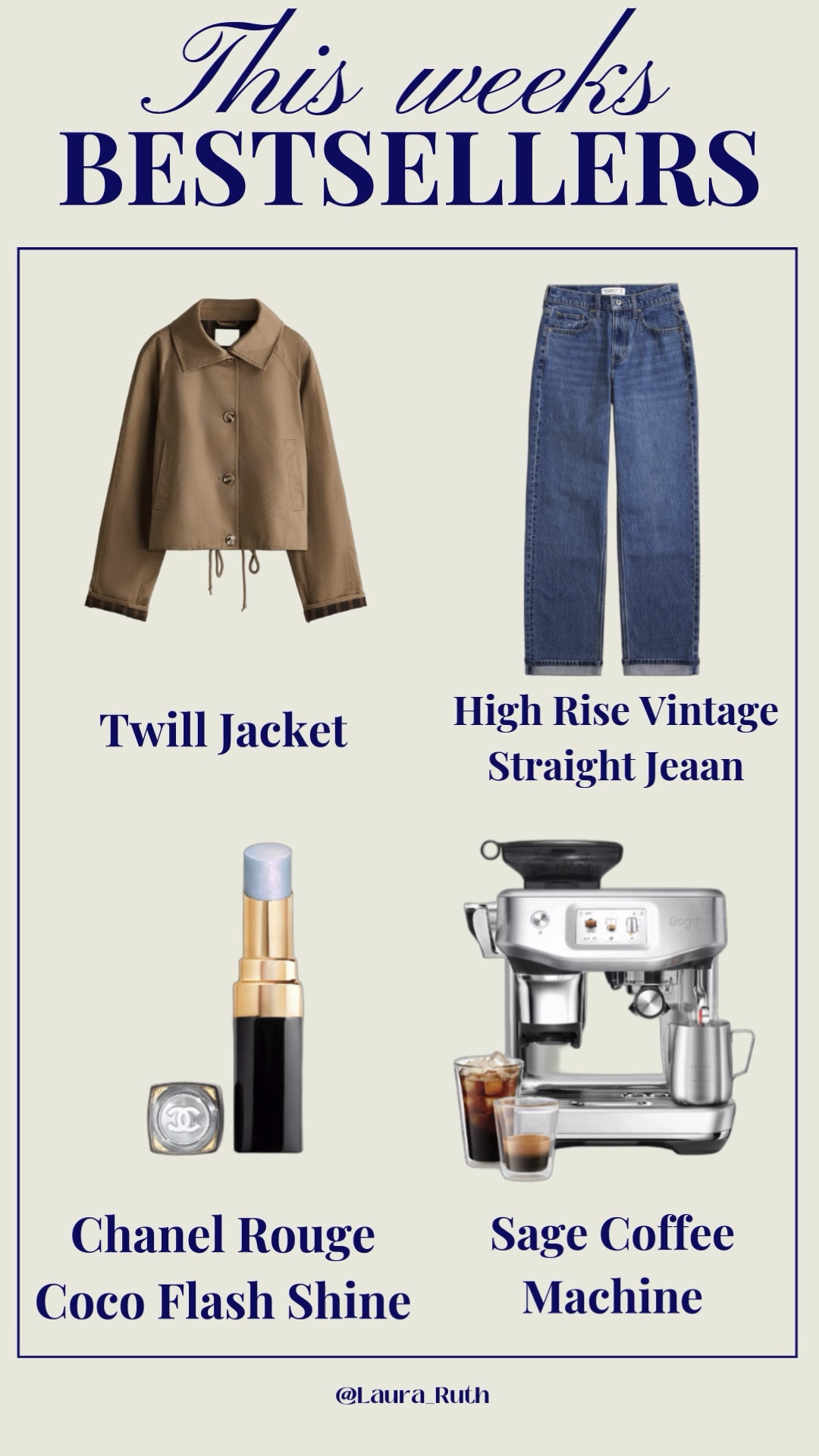 Your weekly favourites and bestsellers 💙 coffee maker, coffee machine, Chanel, Chanel lipstick, short jacket, spring outfits, Abercrombie jeans 

#LTKHome #LTKUK #LTKspring