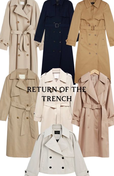 Trench Season is here and in my opinion is an absolute wardrobe must have for Spring (and Autumn) so I’ve put together my top high street picks to make it easy for you! I have invested in good ones over the years so I bring them out each year.  ❤️

#LTKstyletip #LTKSeasonal #LTKeurope