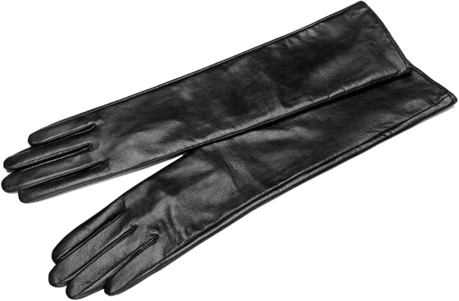 Womens Long Leather Gloves Winter Touchscreen Opera Evening Dress Driving Gloves | Amazon (US)
