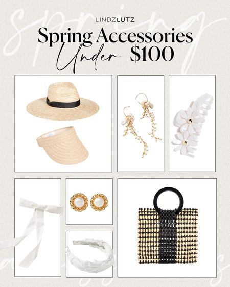Spring accessories under $100 I’m loving! 

#LTKSeasonal #LTKfindsunder100