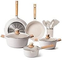 Pots and Pans Set - Non-stick Cookware Sets, Granite Nonstick Pots and Pans Set Frying Pans Stock Po | Amazon (US)