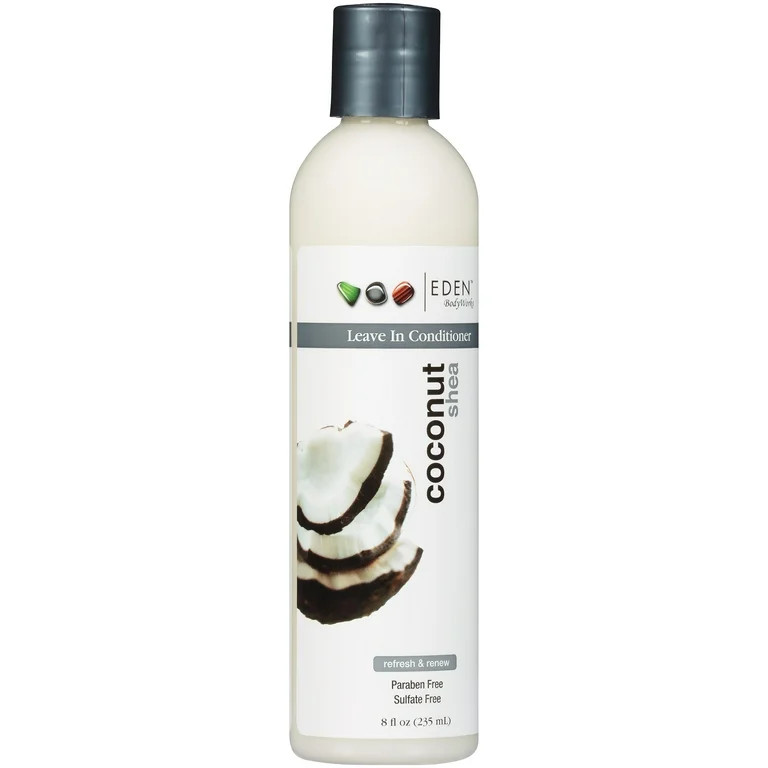Eden BodyWorks Coconut Shea All Natural Moisturizing Leave-in Conditioner, 8 fl oz | Walmart (US)