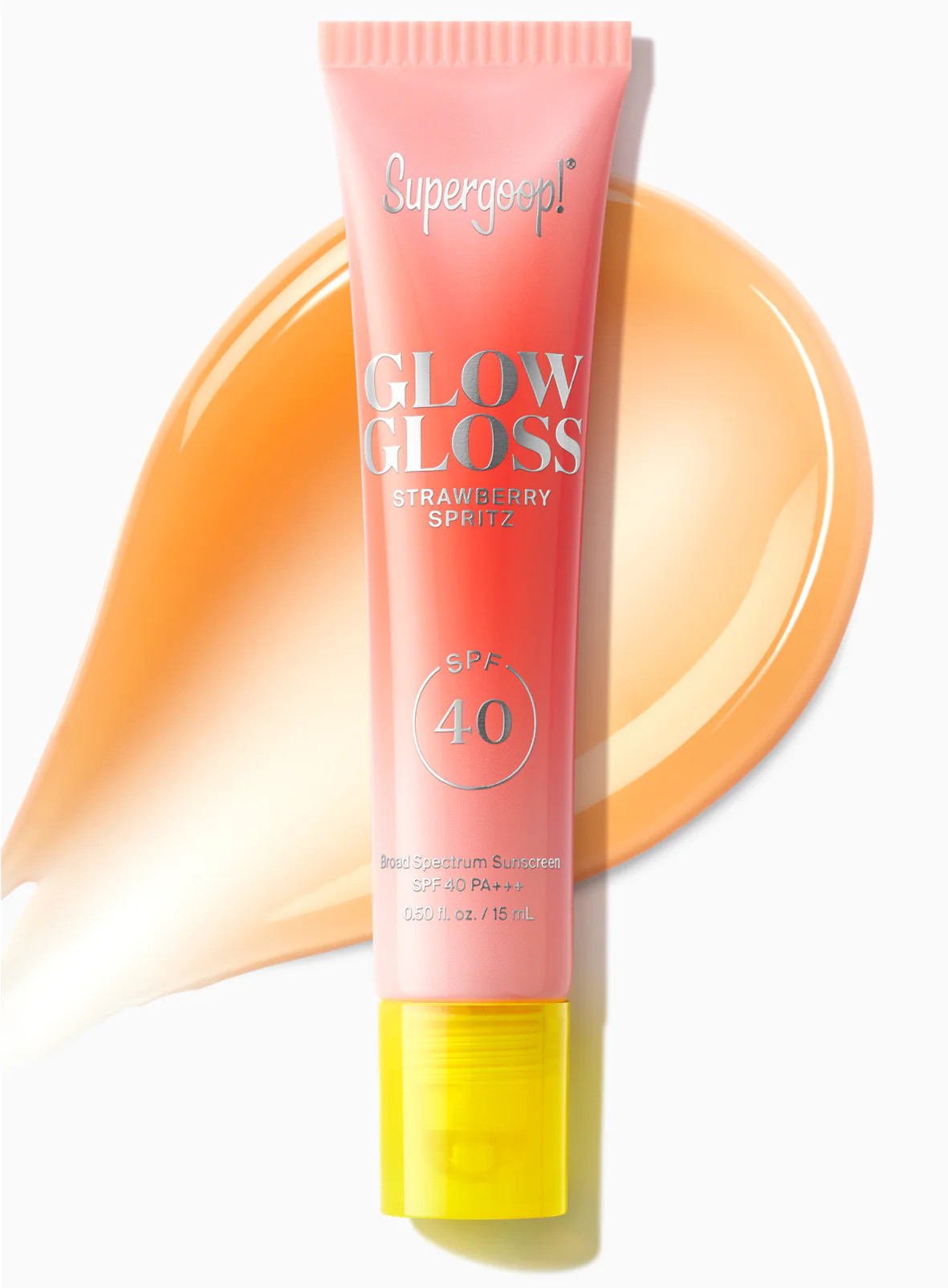 Glow Gloss SPF 40 Lip Balm Sunscreen Strawberry Spritz Supergoop! | Supergoop