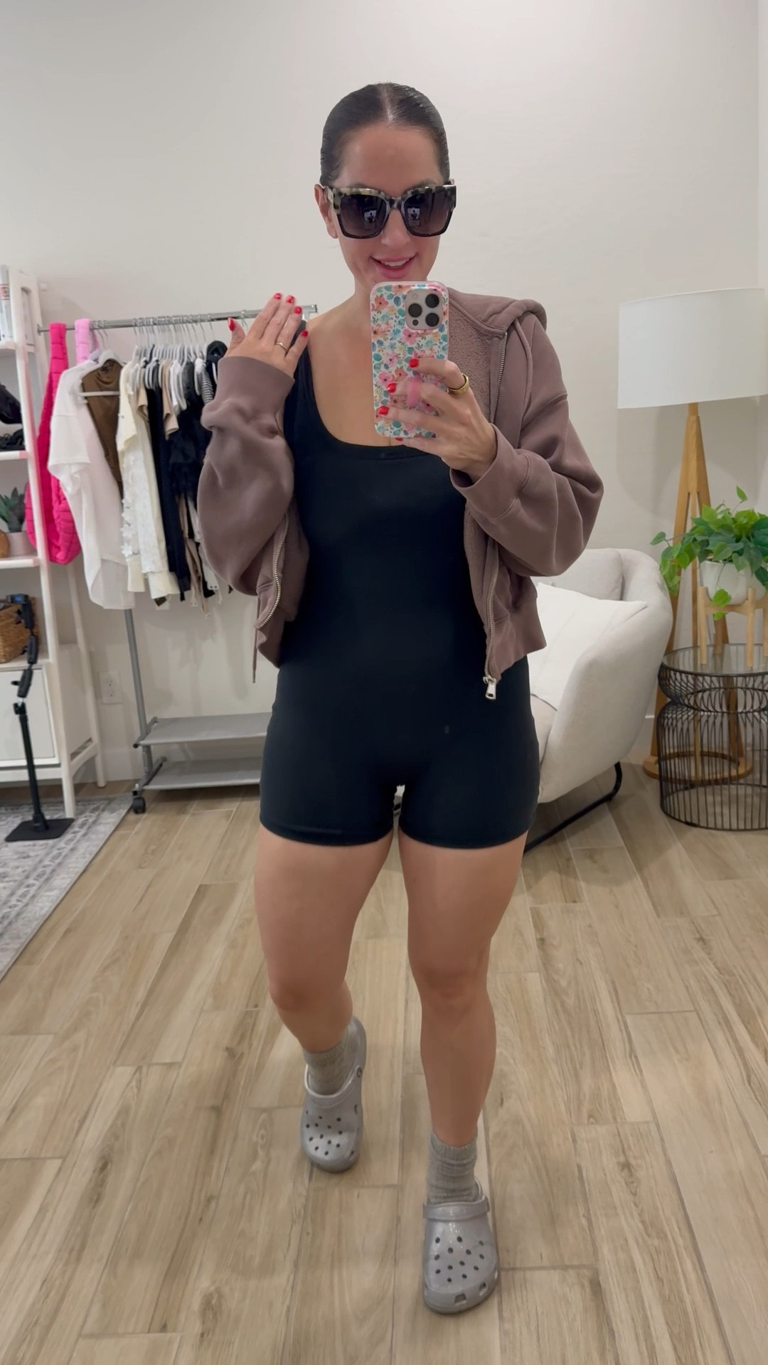I love this romper! It’s so cozy for lounging! Wearing a M in everything.

#LTKFindsUnder100 #LTKStyleTip #LTKActive