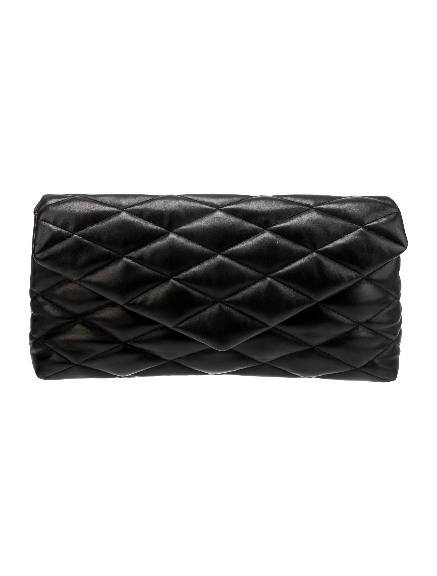 Lambskin sade clutch Large 2022 | The RealReal