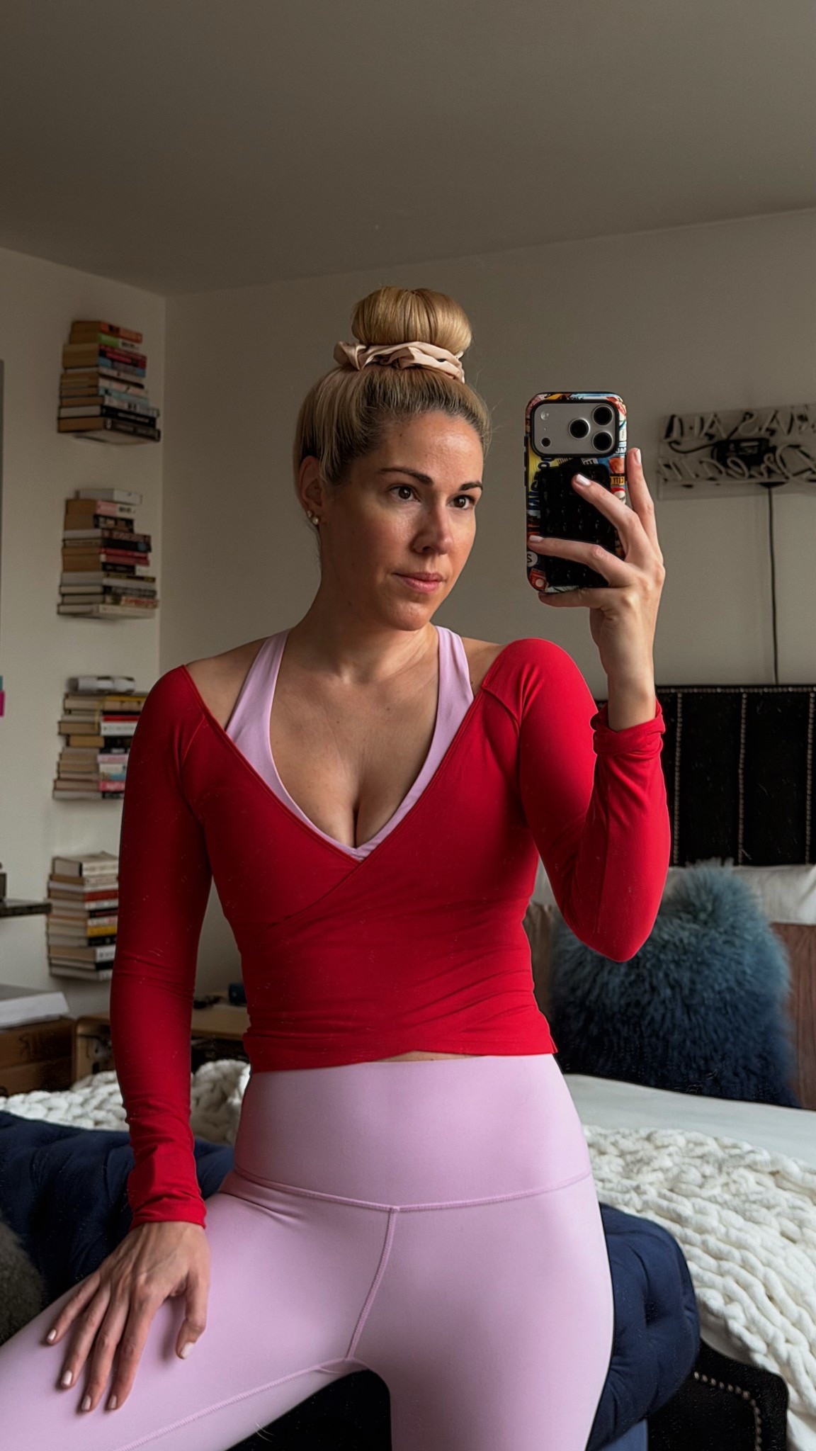 BEST PILATES WRAP TOP AND PINK ACTIVEWEAR SET

I adore this wrap top from Carbon38 as its form fitting without ties, making it super comfy for classes. I hate laying on the knotted ones! I’m wearing a size S and normally a size 6 in Lulu tops.

This perfect pink matching set from Amazon is under $35 for each piece and looks just like the Alo Bra and Align leggings.

#LTKfitnessgoals #LTKFindsUnder50 #LTKActive