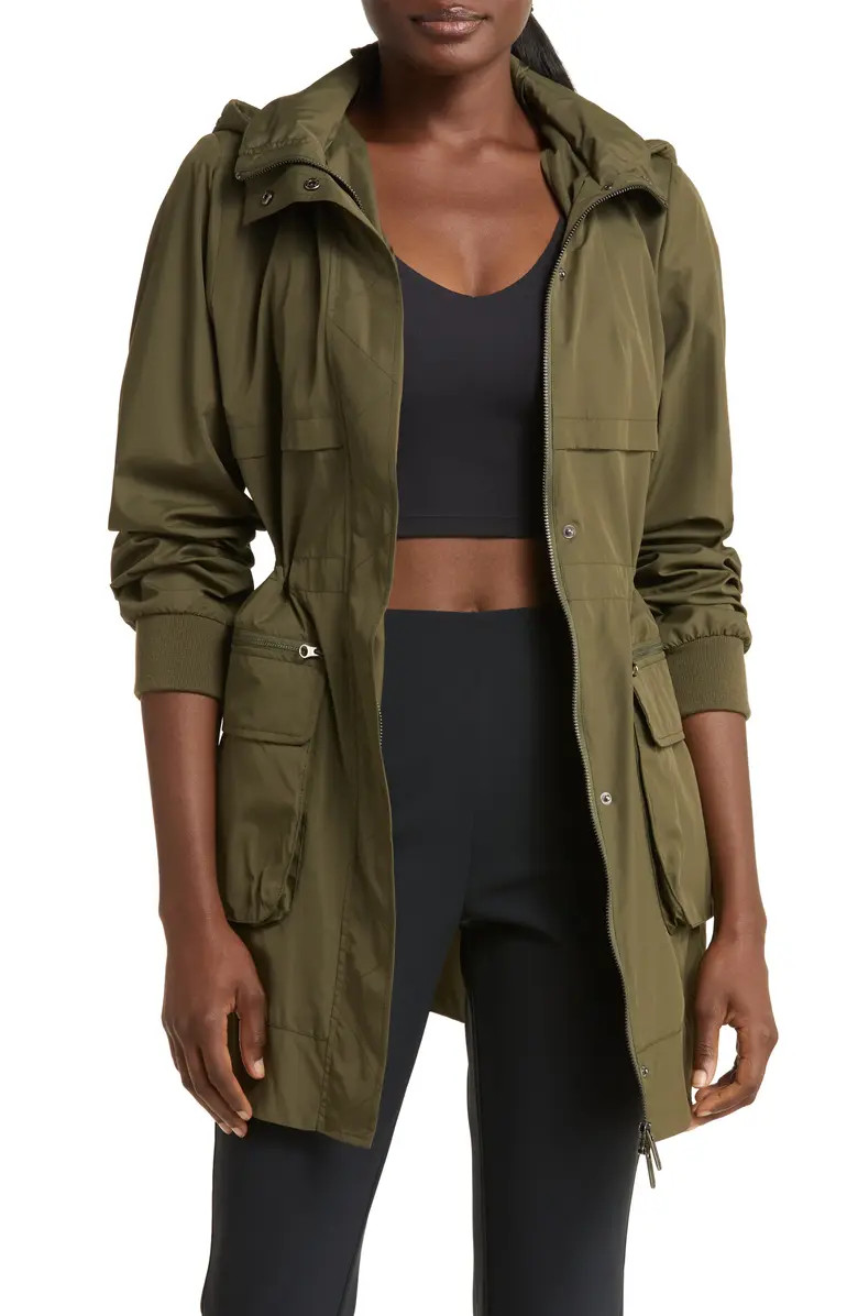 Zella Water Resistant Rain Jacket | Nordstrom | Nordstrom