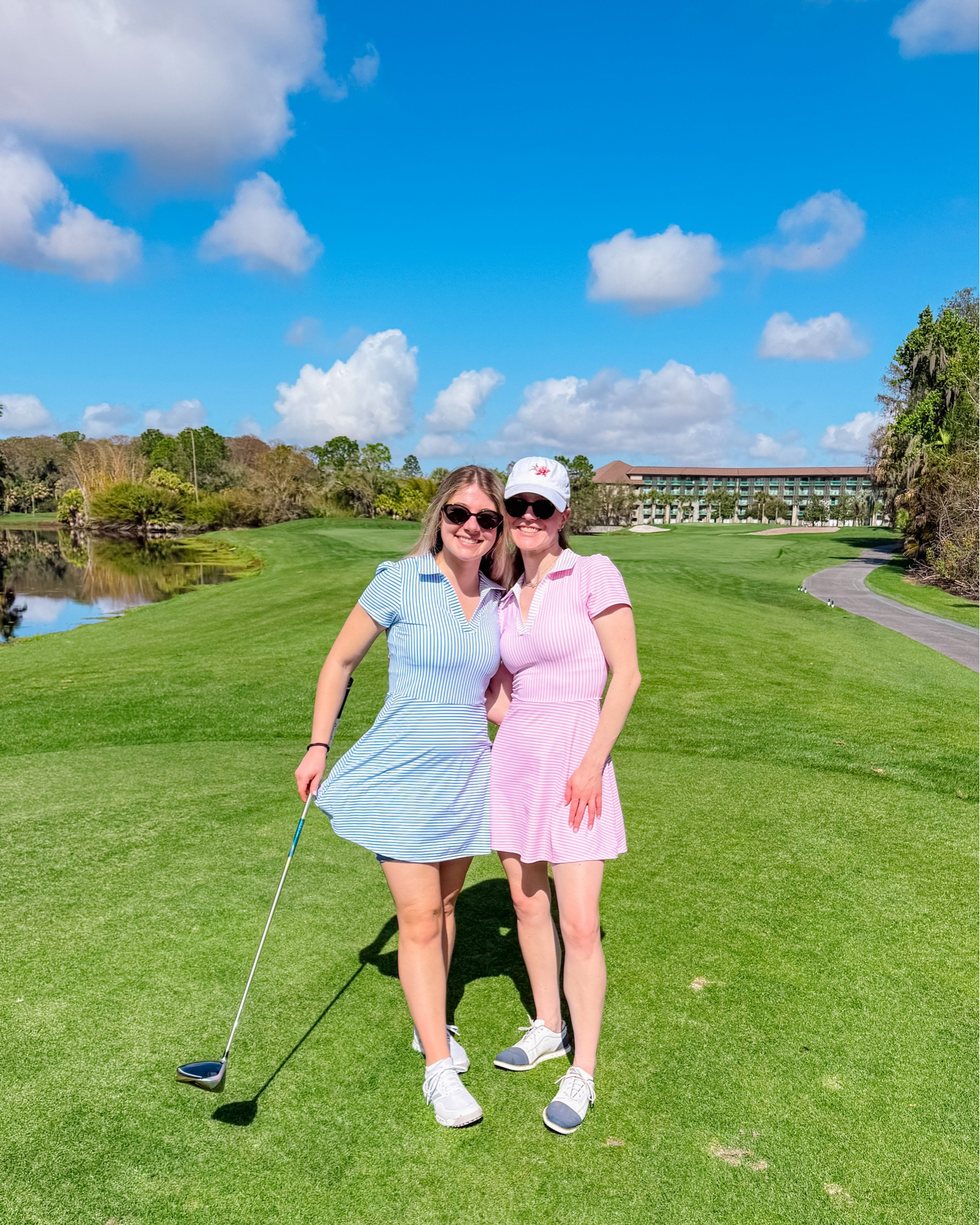 NEW DATA POINT: the gals play better golf when they’re wearing matching Addison Bay golf dresses 🤷🏼‍♀️ I don’t make the rules!!! 

#LTKTravel #LTKootd #LTKActive