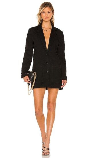 Royce Blazer Dress in Raven Wash | Revolve Clothing (Global)