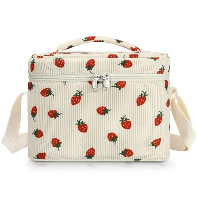 Narwey Insulated Lunch Bag for Women, Cute Corduroy Reusable Lunch Box | Target