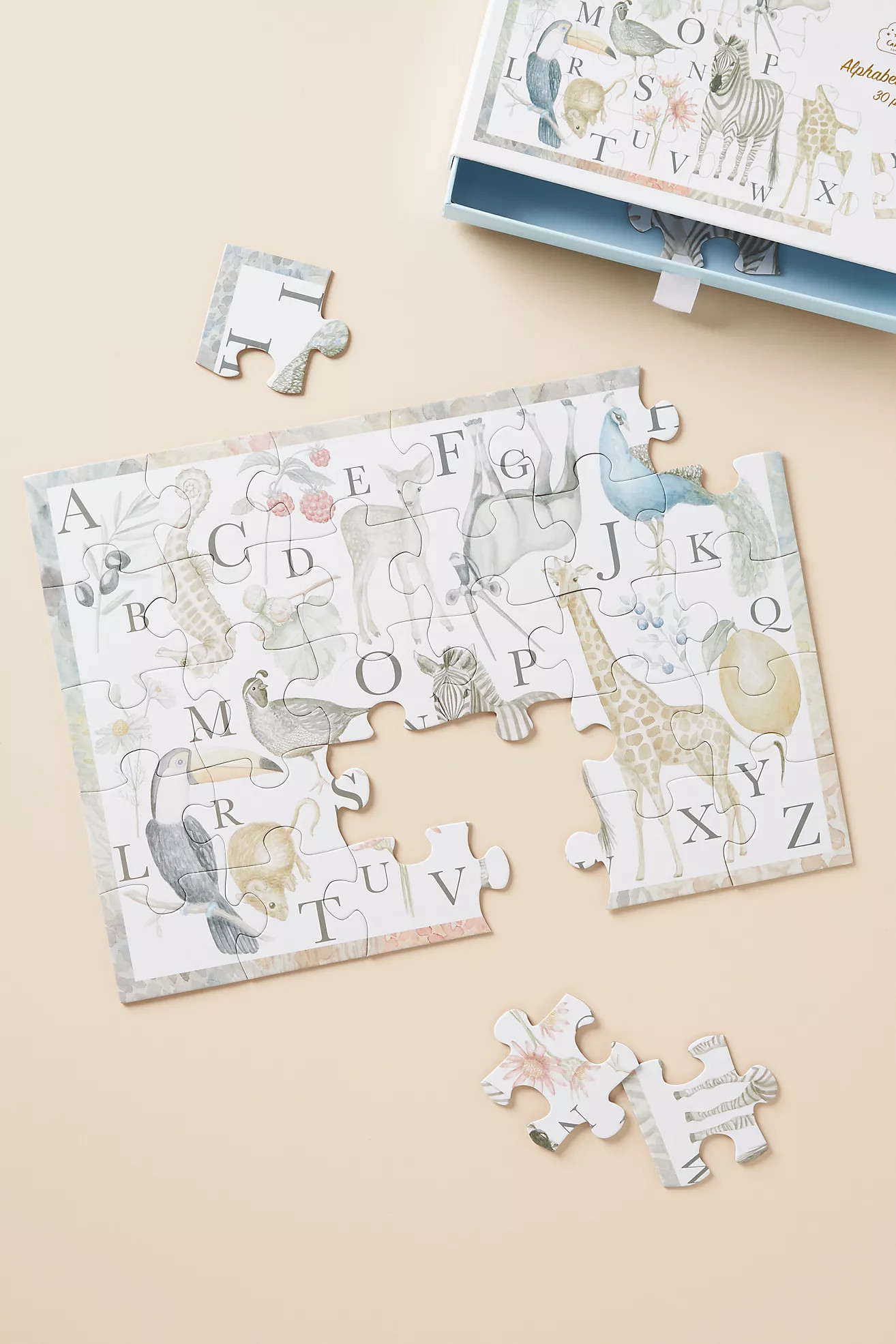 Alphabet Animals Puzzle | Anthropologie (US)