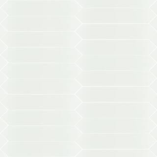 MSI White Tapered Picket 2.5 in. x 13 in. Glossy Wall Ceramic Tile (13.64 sq. ft./Case)-NHDWHTA2.... | The Home Depot