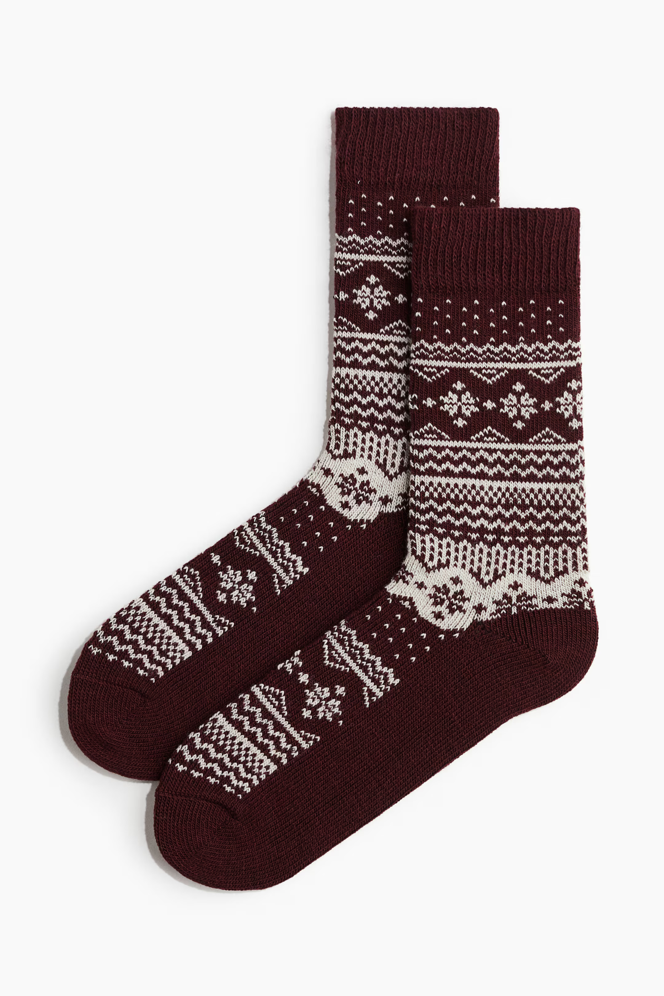 Wool-blend socks - Navy blue/Patterned - Men | H&M GB | H&M (UK, MY, IN, SG, PH, TW, HK)