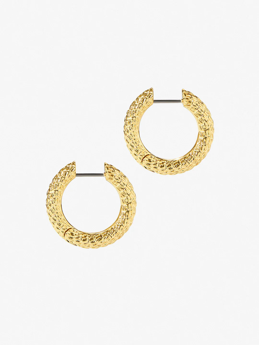 Medium Gold Hoop Earrings - Zion | Ana Luisa