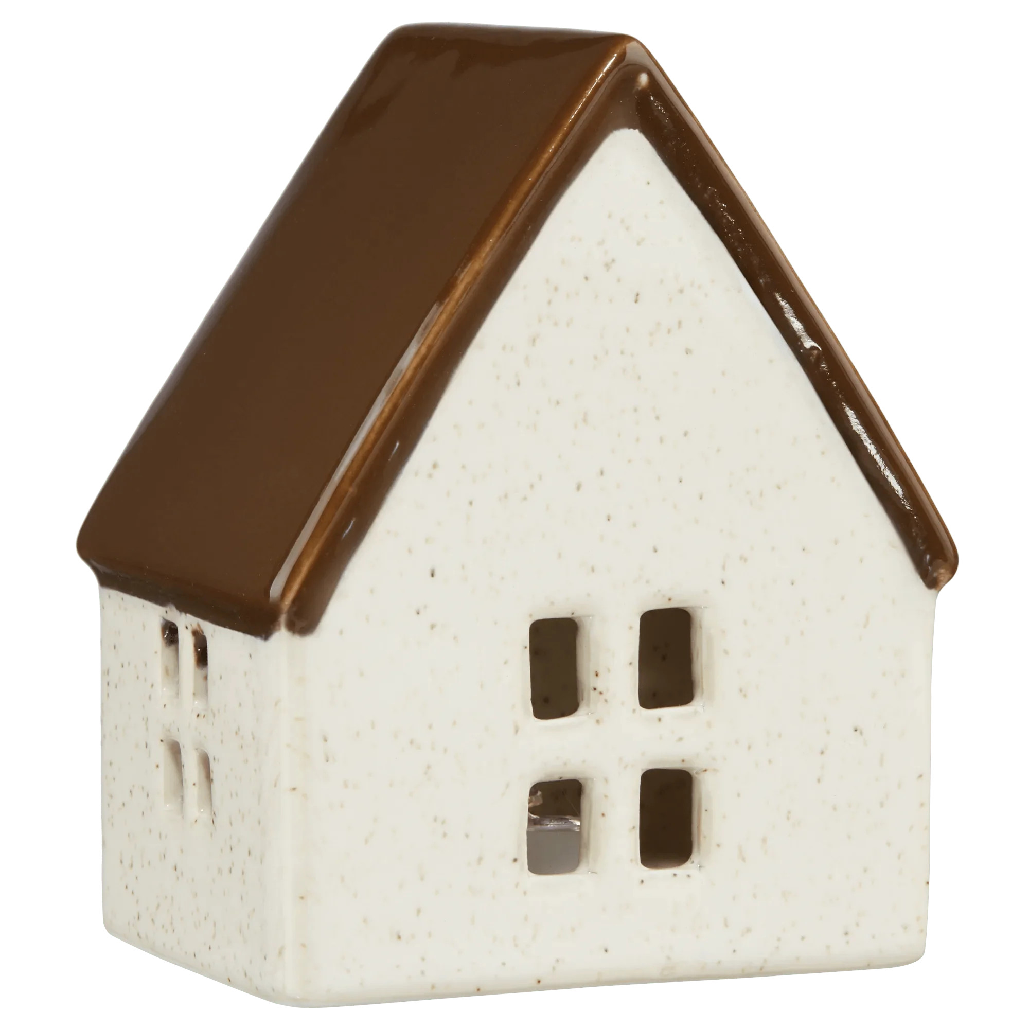 LED Short Ceramic Decorative House | Bouclair