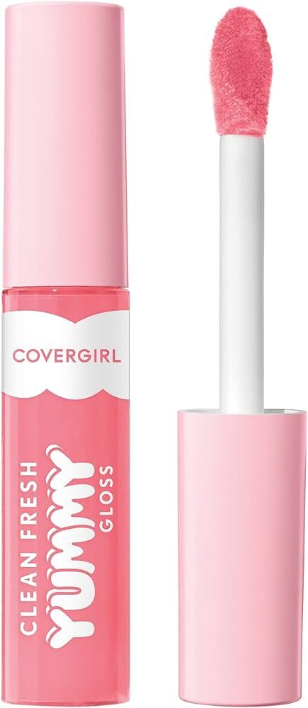 COVERGIRL Clean Fresh Yummy Gloss – Lip Gloss, Sheer, Natural Scents, Vegan Formula - Havana Go... | Amazon (US)