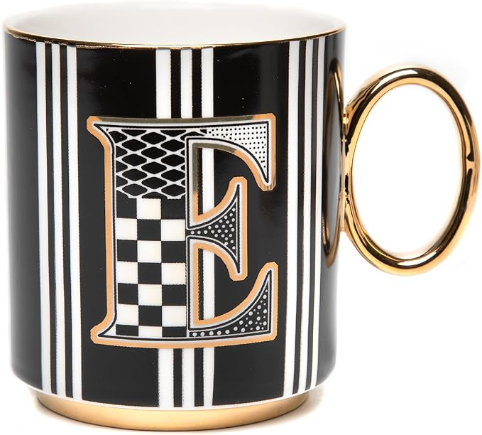 MACKENZIE-CHILDS My Mug, Decorative Ceramic Coffee Mug with Handle, E | Amazon (US)