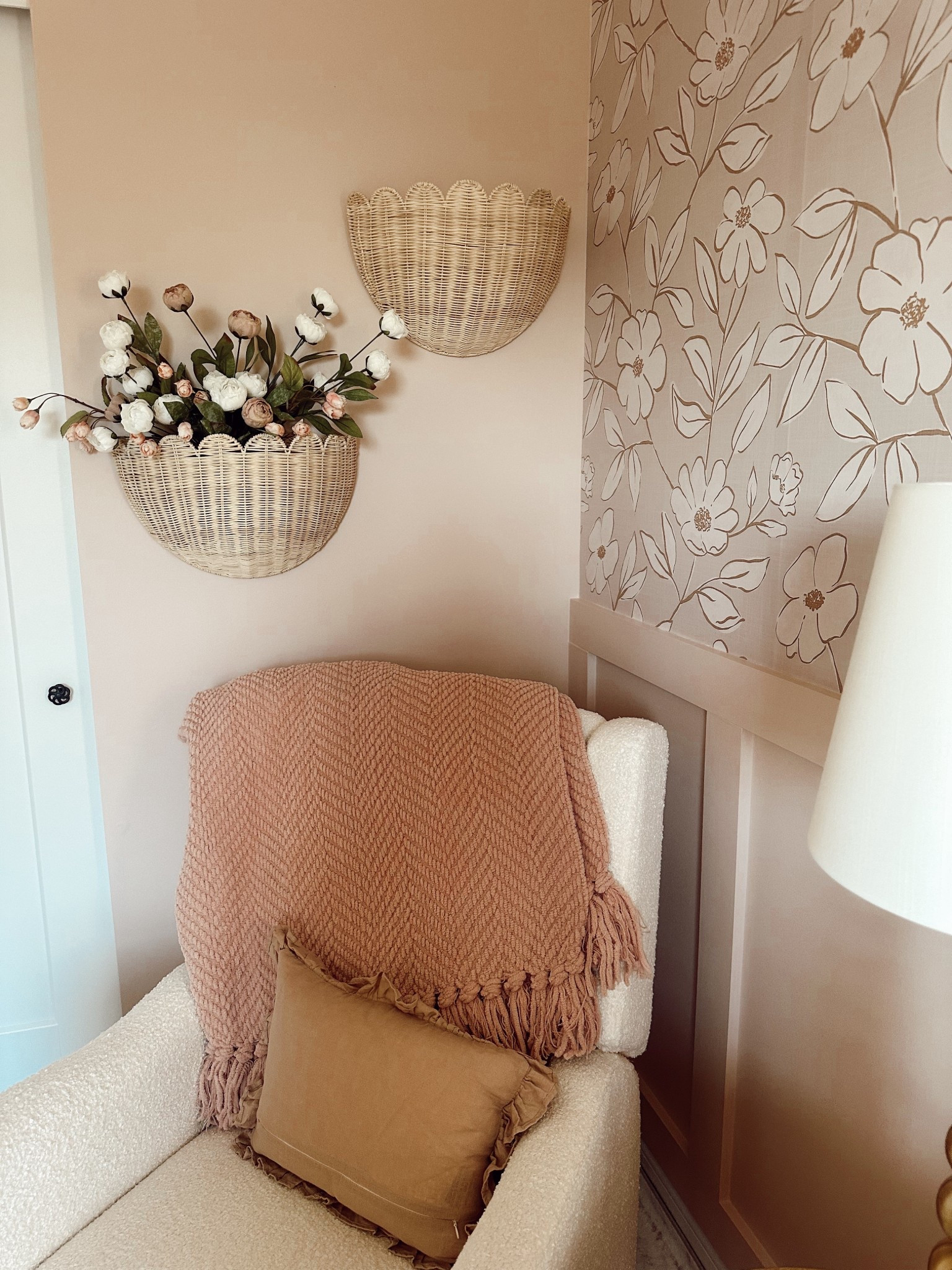 moved the baskets down some 🧺😅 I love how these look all hung up! 

#LTKHome