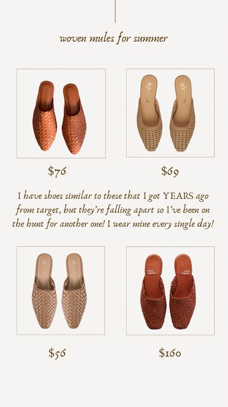 Woven Mules for Summer - Summer shoes 

#LTKShoeCrush