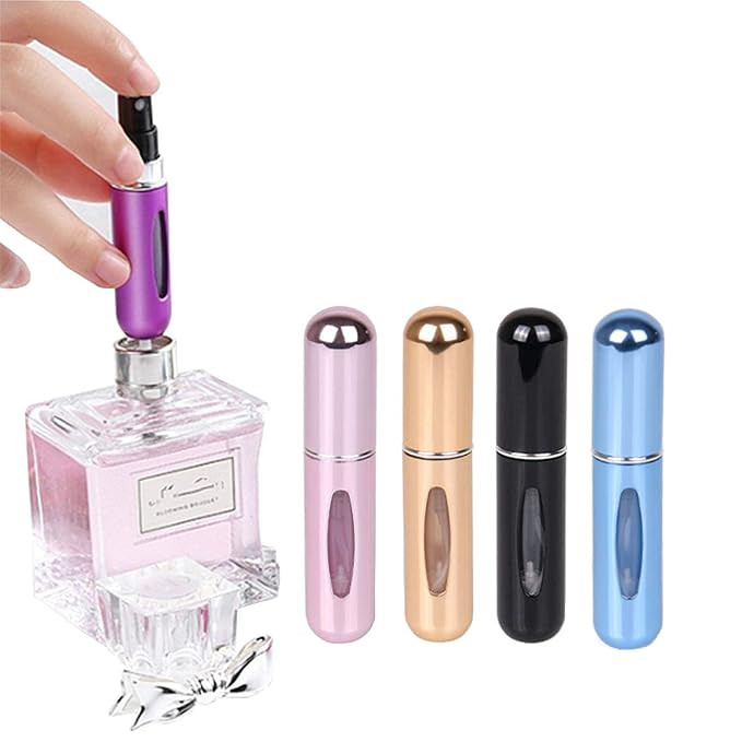 Mini Refillable Perfume Portable Atomizer Bottle Refillable Perfume Spray, Refill Pump Case for T... | Amazon (US)