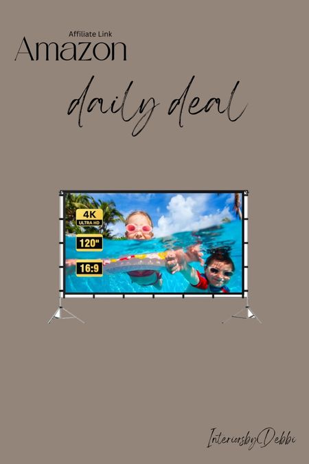 Amazon Deal
Movie screen, daily deal, transitional home, modern decor, amazon find, amazon home, target home decor, mcgee and co, studio mcgee, amazon must have, pottery barn, Walmart finds, affordable decor, home styling, budget friendly, accessories, neutral decor, home finds, new arrival, coming soon, sale alert, high end look for less, Amazon favorites, Target finds, cozy, modern, earthy, transitional, luxe, romantic, home decor, budget friendly decor, Amazon decor #amazonhome #founditonamazon

#LTKfindsunder100 #LTKhome #LTKsalealert