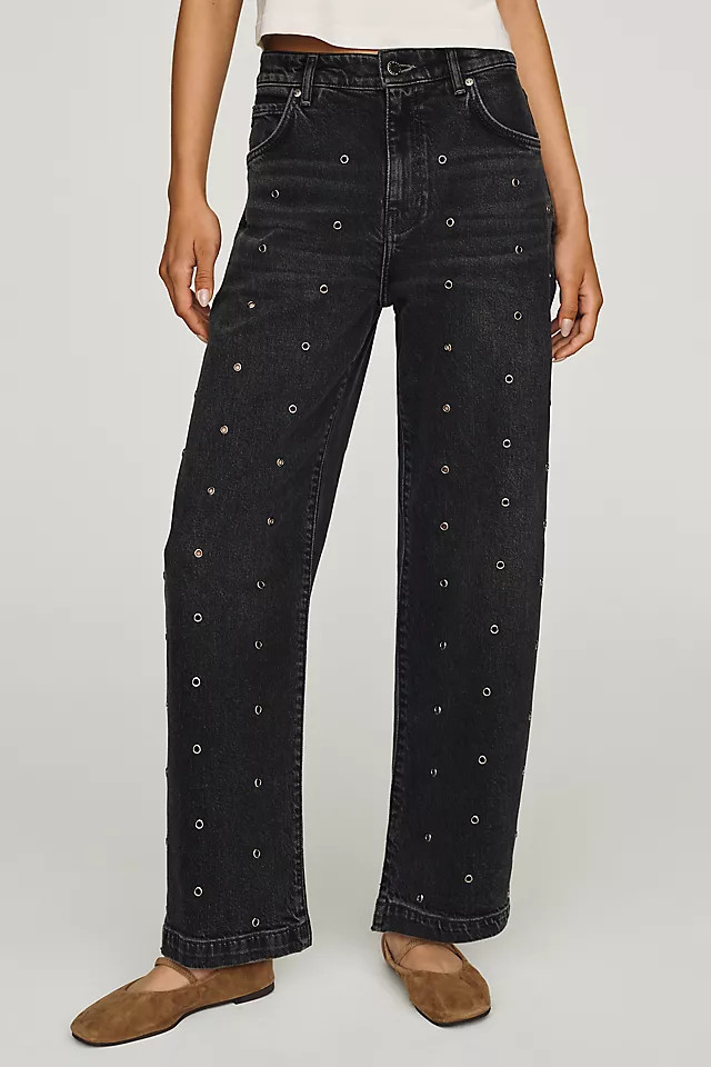 Hattie High Rise Barrel Jeans | Anthropologie (US)