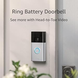 Ring Battery Doorbell, Head-to-Toe Video, Live View with Two-Way Talk, and Motion Detection & Ale... | Amazon (US)