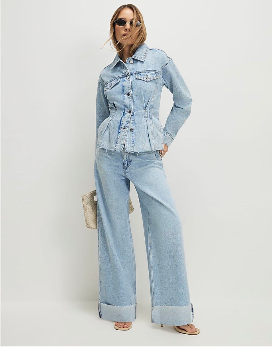 Turn Up Hem Wide Leg Jeans 🫶

River island, spring denim

#LTKuk #LTKspring