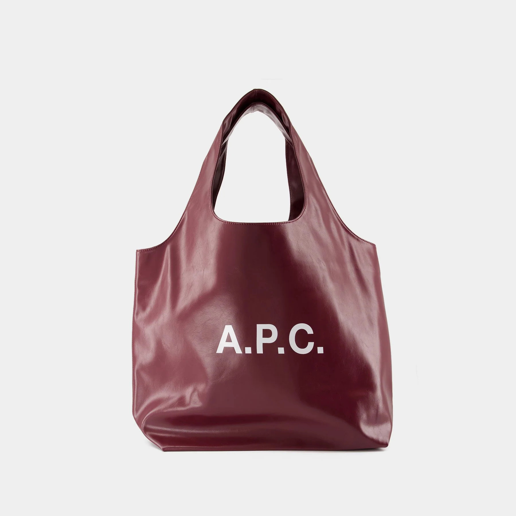 Ninon Shopper Bag - A.P.C. - Synthetic - Burgundy | Monnier Paris (ROW)
