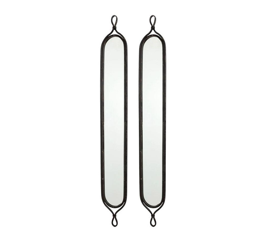Onyx Narrow Mirrors, Set of 2 | Pottery Barn (US)