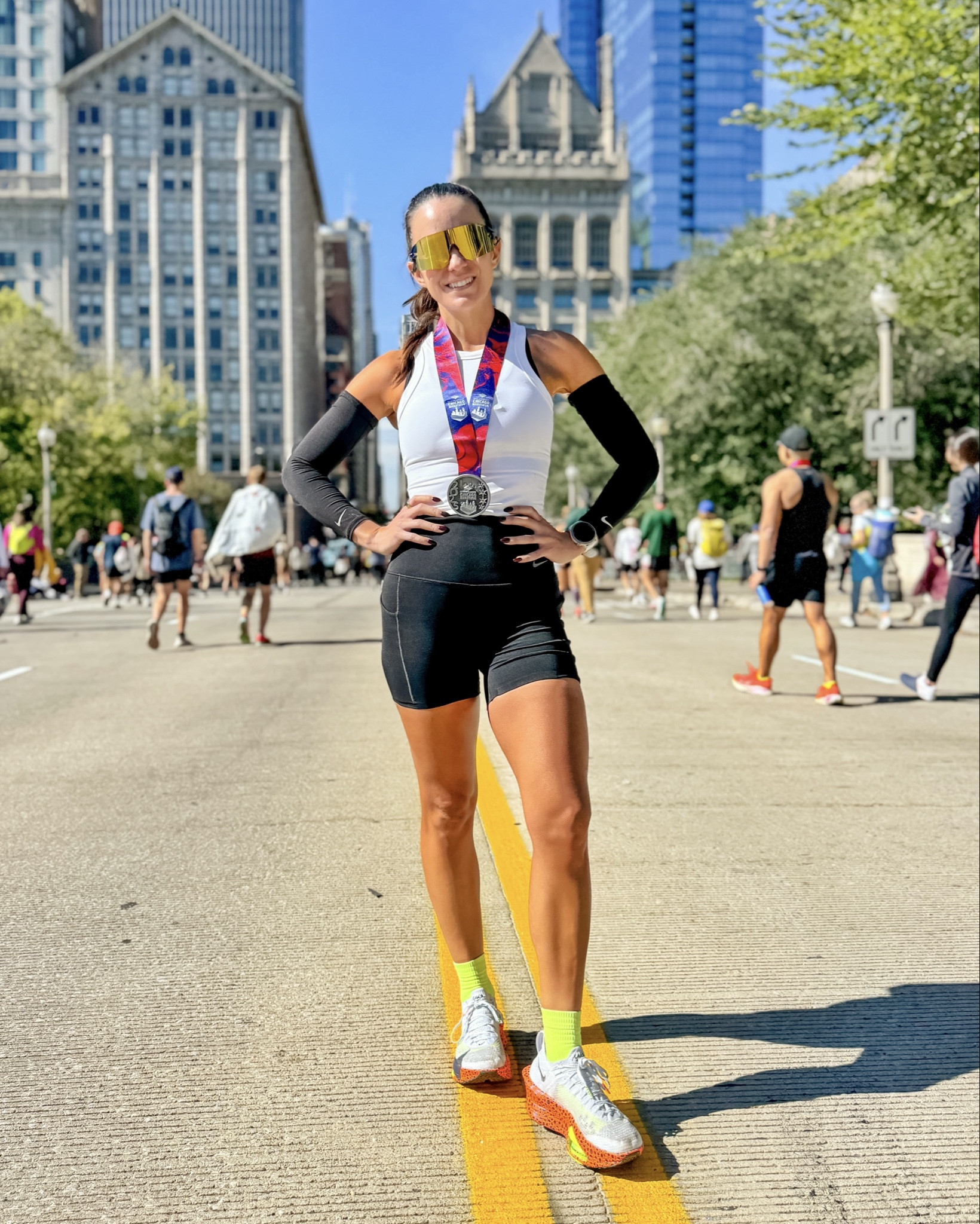 Chicago marathon look 🖤💛🤍



#LTKShoeCrush #LTKSaleAlert #LTKActive