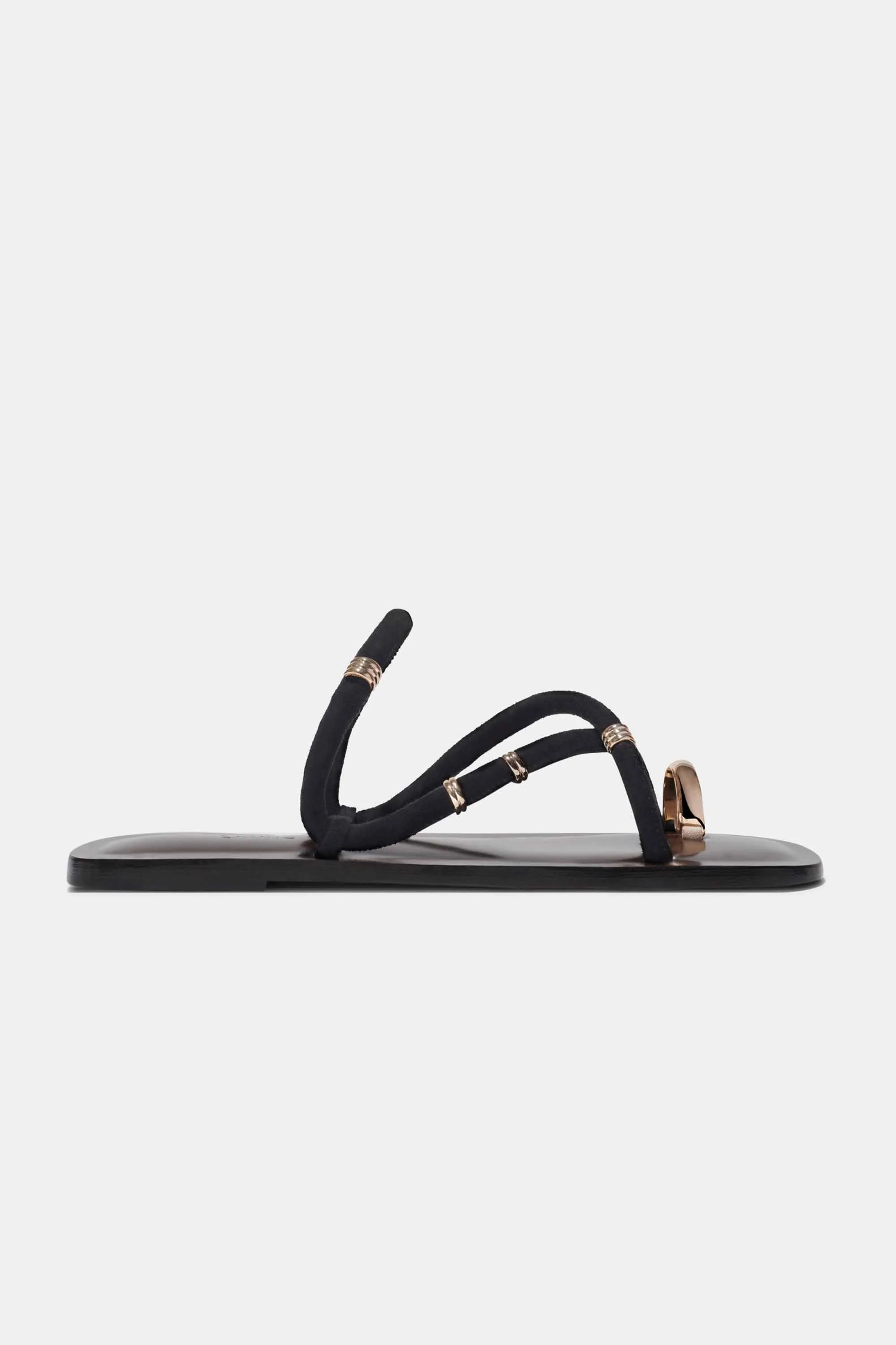 Laurie Bijoux in Black Suede | Emme Parsons