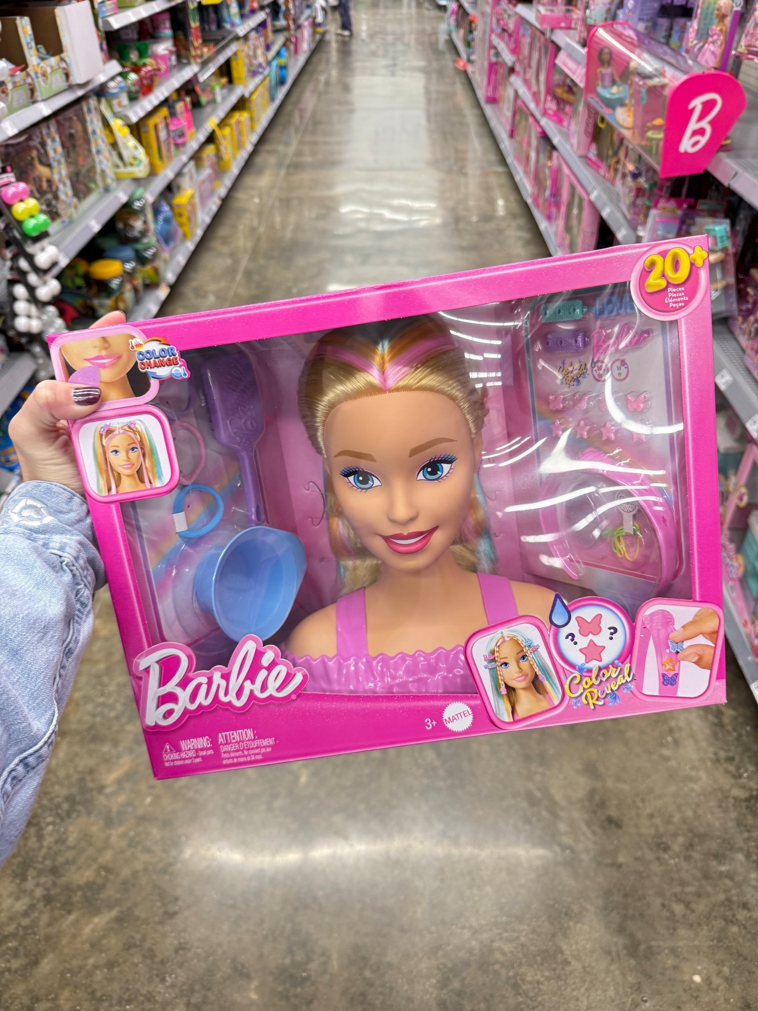 Barbie Doll Styling Head, Blonde Hair with 20+ Hair Styling Accessories, Star, Buttery Fly Clips

#LTKGiftGuide #LTKKids #LTKHoliday