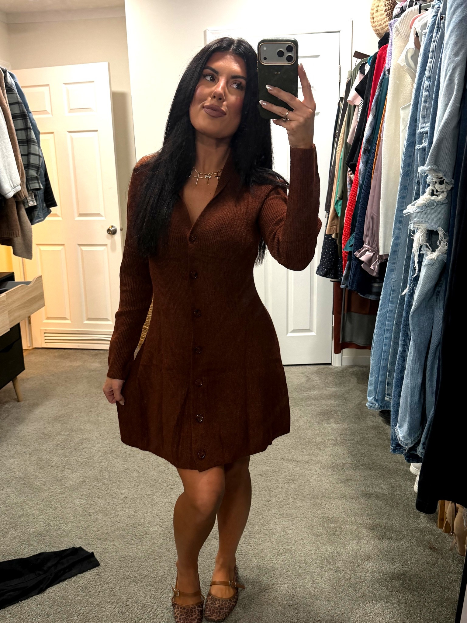 The most perfect date night dress, casual, comfy, cozy, and the perfect length, I’m obsessed! 


#LTKFASHION #LTKWINTEROOTD #LTKWINTERDRESS #LTKDRESS #WINTERFASHION


#LTKgrwm #LTKootd #LTKHoliday
