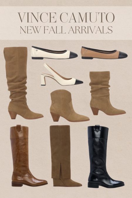 New Vince Camuto fall shoes 
Riding boots, booties, classic flats, sling backs (looks sooo designer)



#LTKshoecrush #LTKfindsunder100 #LTKsalealert