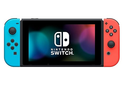 Nintendo Switch Game Console - Black (HAC-001(-01) w/Blue & Red Joycon (Renewed) | Amazon (US)