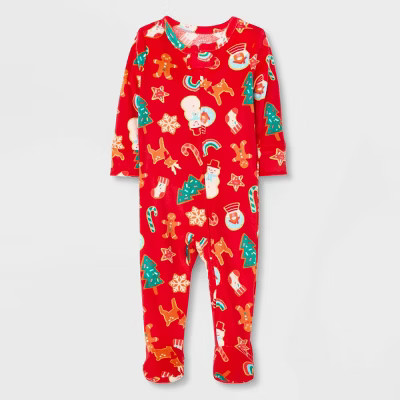 Baby Gingerbread Snuggly Soft Sleep N' Play - Cat & Jack™ Red | Target