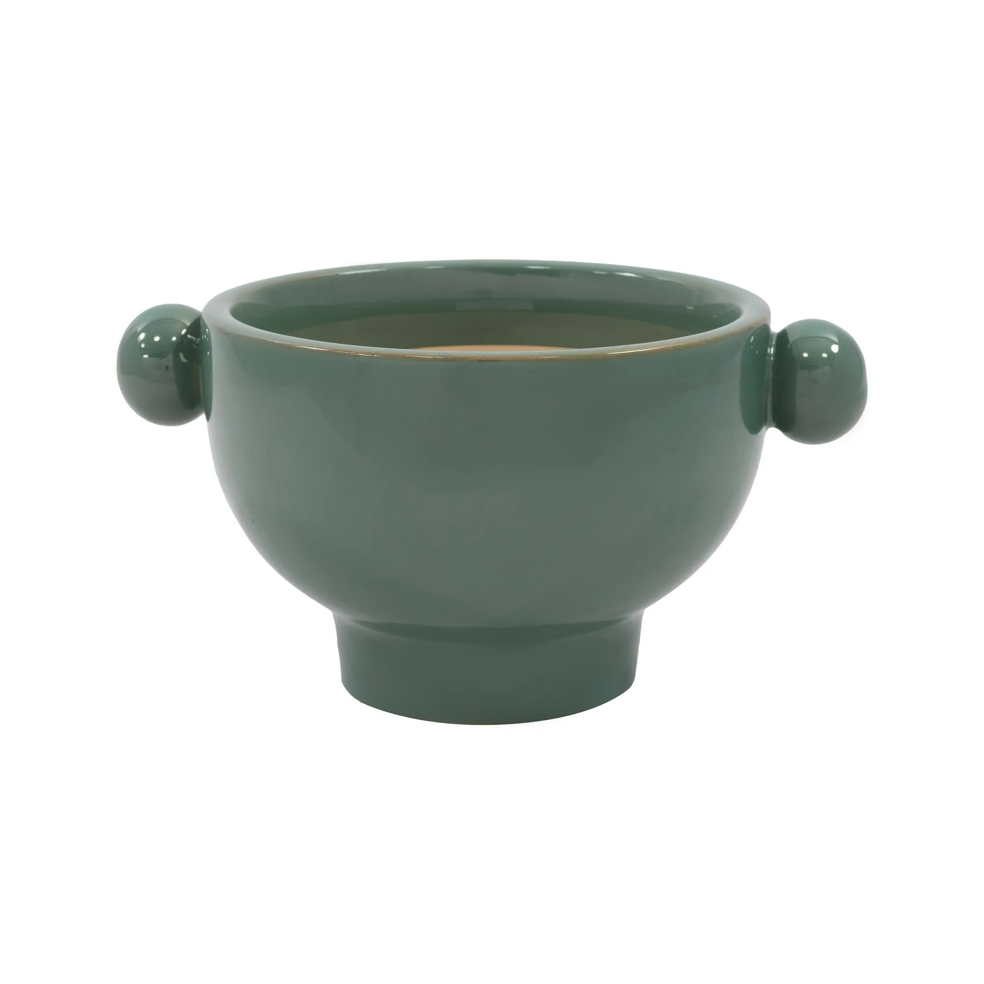 Beautiful 7" Soft Teal Handled Ceramic Planter by Drew Barrymore | Walmart (US)