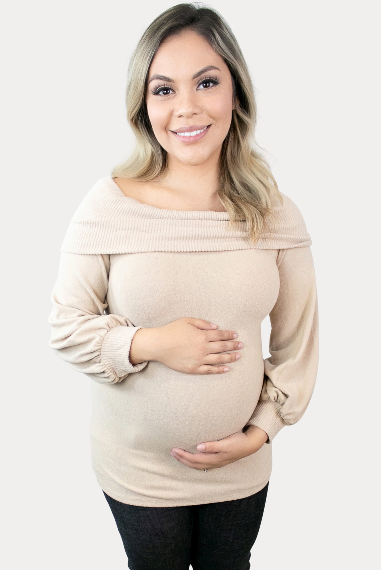 Fold-Over Maternity Top - Sexy Mama Maternity | Sexy Mama Maternity