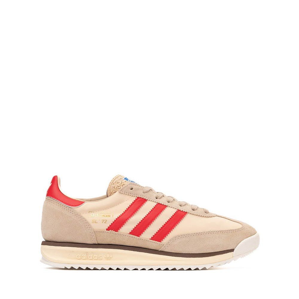 Mens adidas SL 72 RS Athletic Shoe - Magic Beige / Pure Ruby / Sand Strata | Journeys