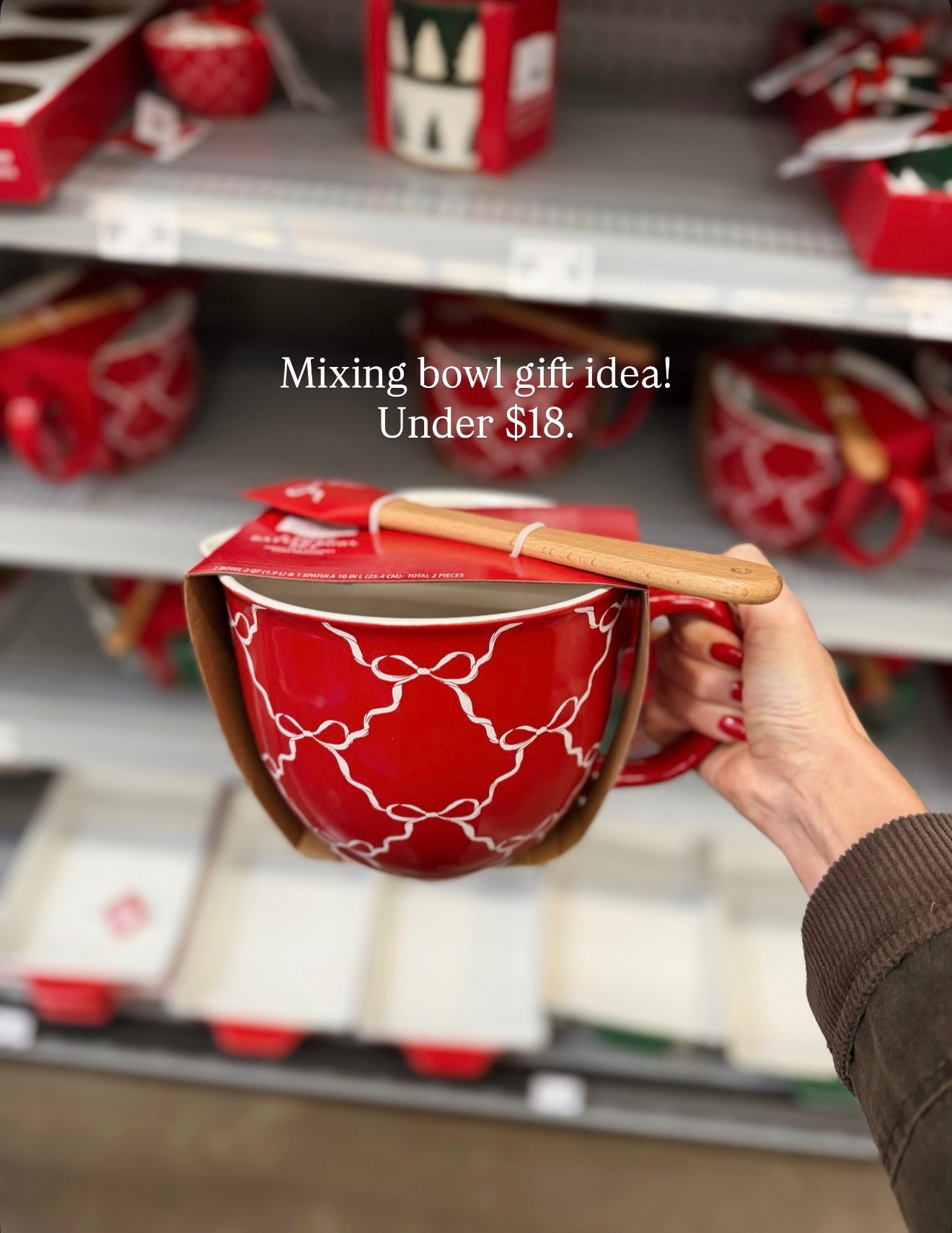 I love it this bow mixing bowl that I found at Walmart! This would be a cute gift idea or keep for yourself  

#LTKGiftGuide #LTKHoliday #LTKHome