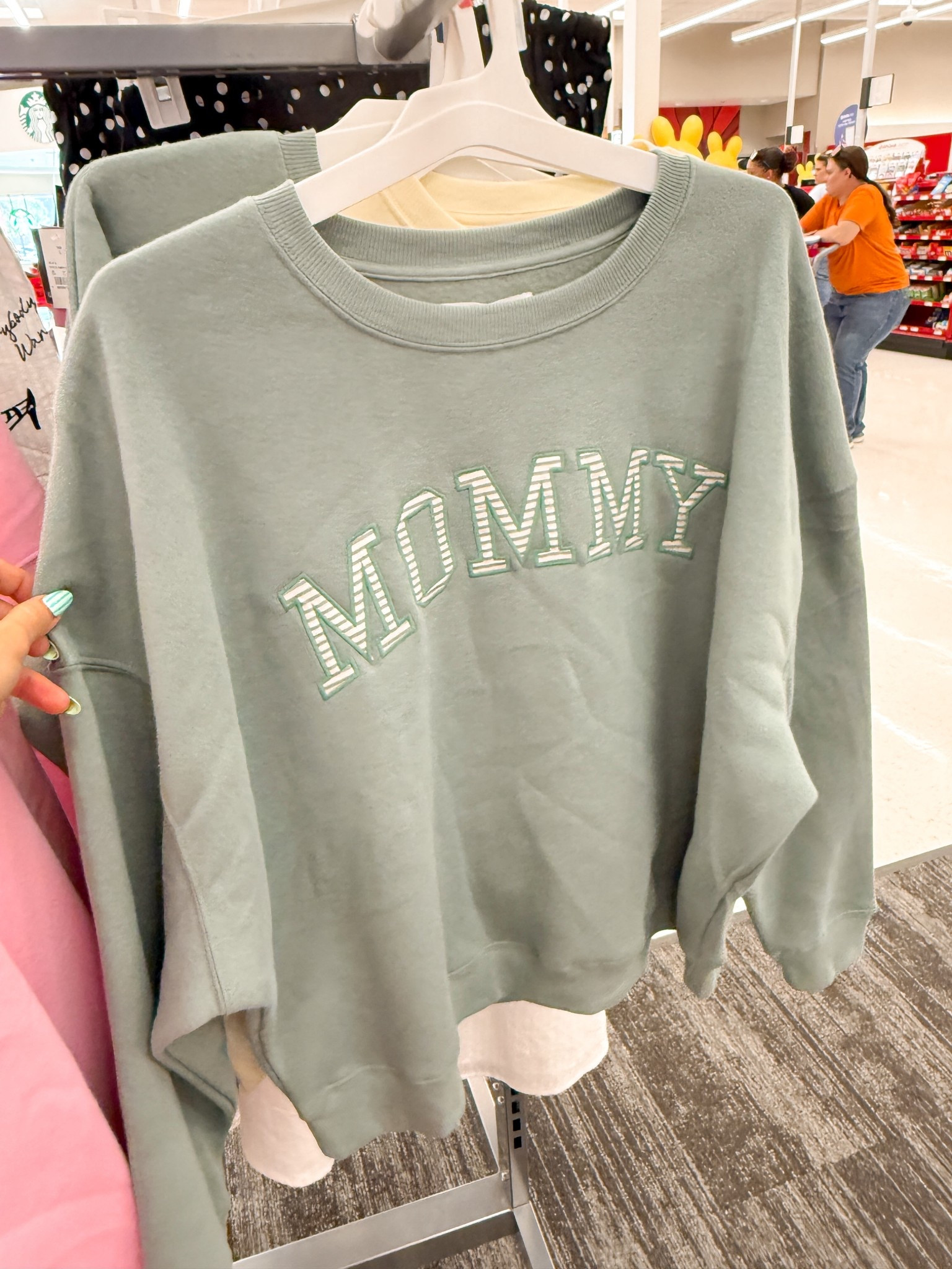 Mommy embroidery crewneck #targetfashion 