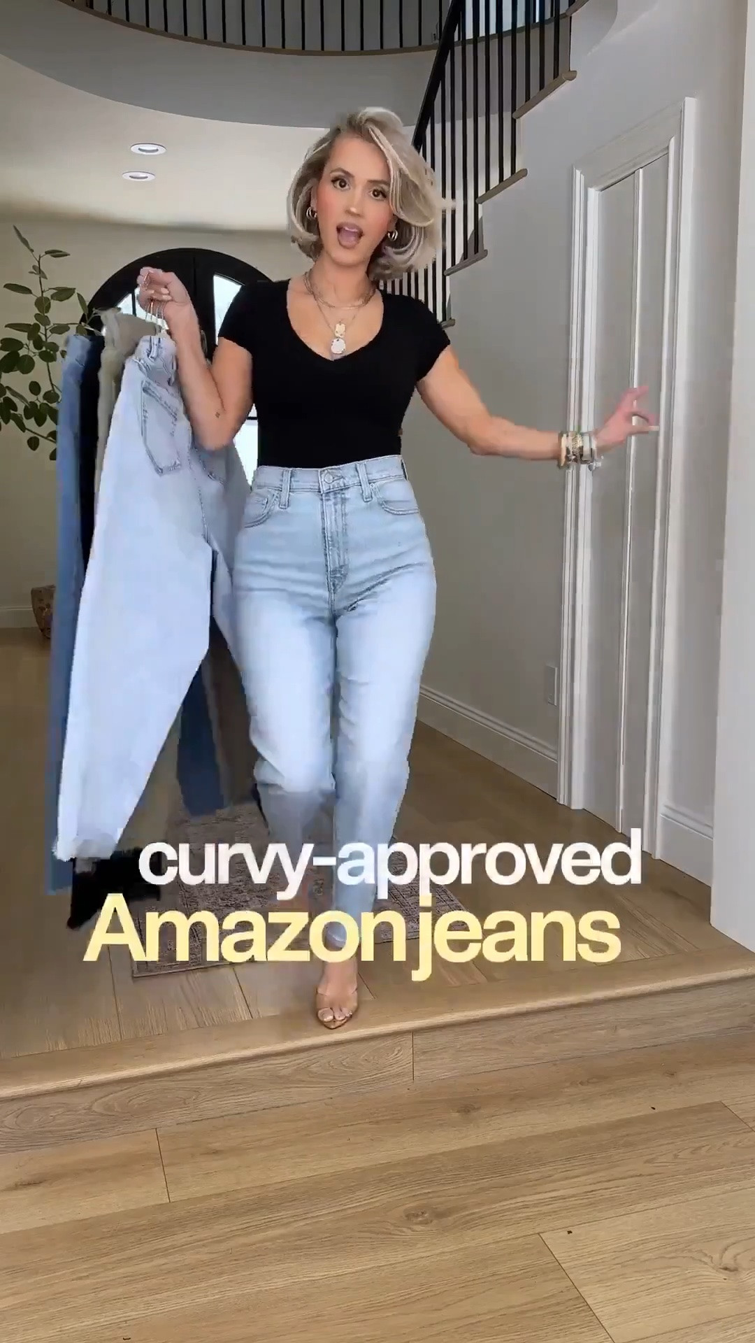 Curvy & petite approved stretch jeans from Amazon! 🙌🏼🔥🌶️ i’m wearing a size small or size 4

#LTKgrwm #LTKootd #LTKU