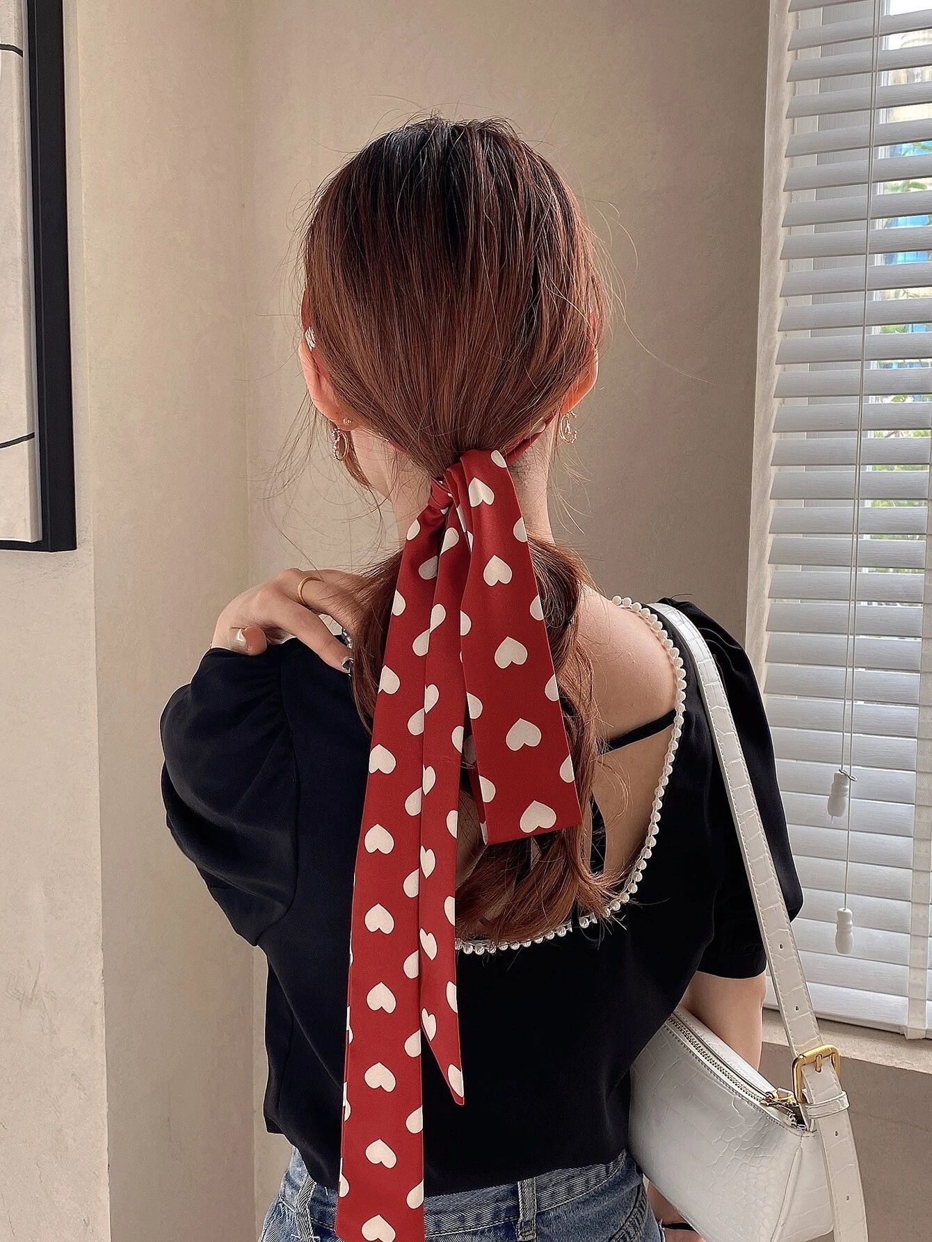 Heart Print Hair Band | SHEIN