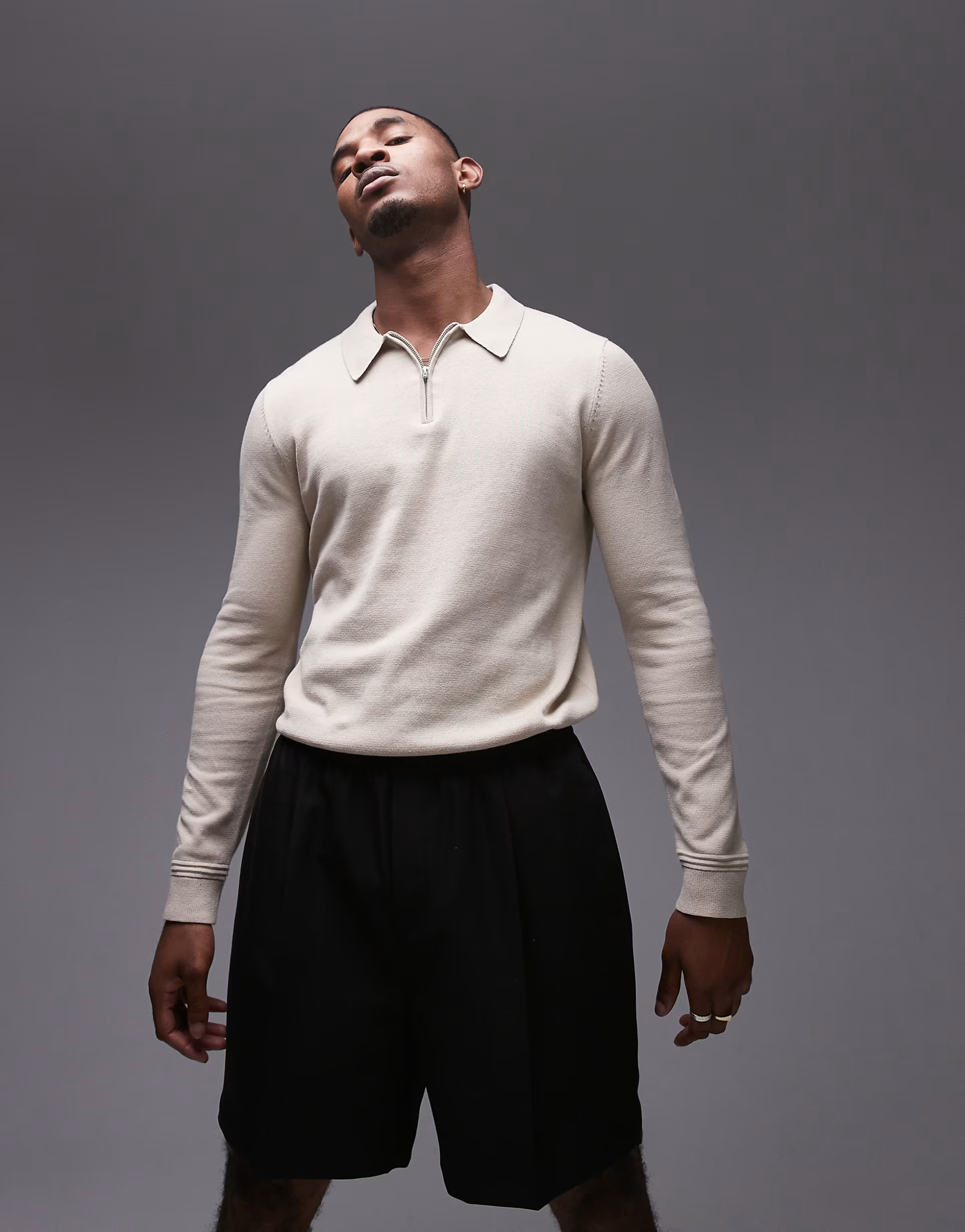 Topman essential polo in beige | ASOS (Global)