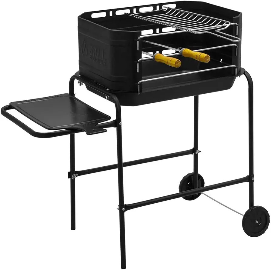 Churrasqueira Portátil Móvel Pro Tork Grill Machine Com Grelha + Espetos - Com Rodinhas | Amazon (BR)