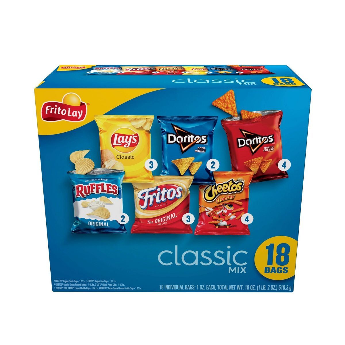 Frito-Lay Variety Pack Classic Mix - 18ct | Target