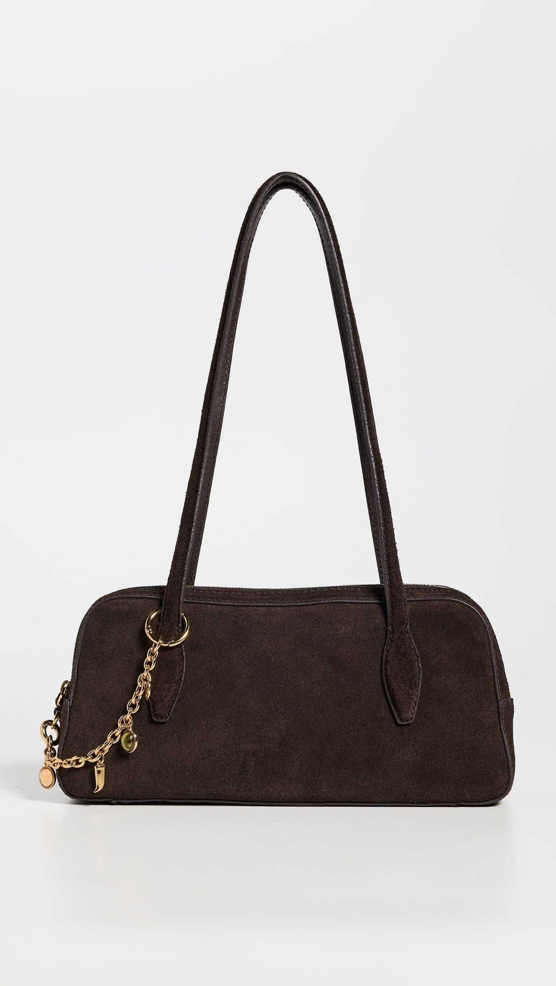 Suede Mini Charm Shoulder Satchel | Shopbop