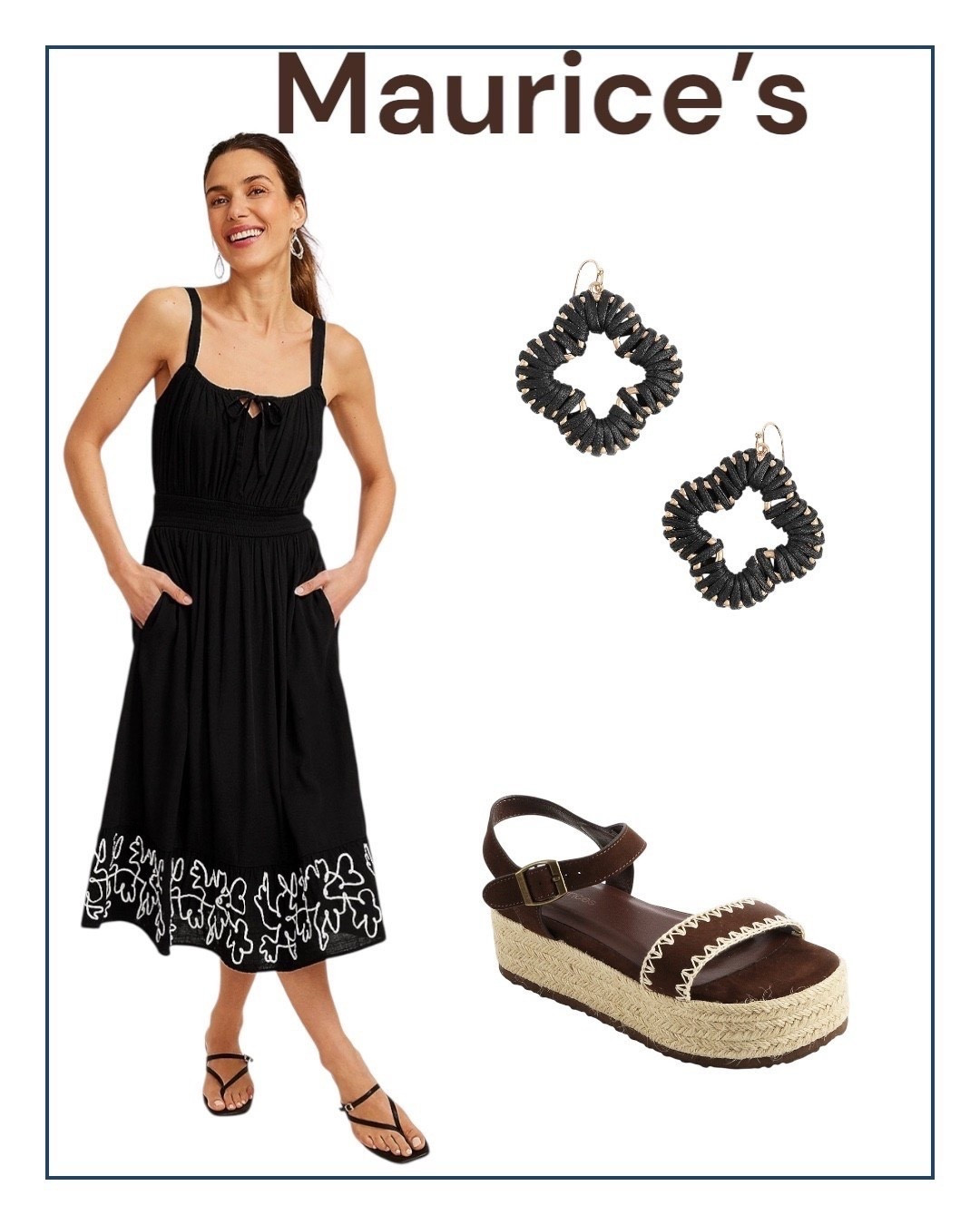 Spring black dress from Maurice’s. 
#springoutfit

#LTKSpringSale

Follow my LTK @417bargainfindergirl on the @shop.LTK app to view this post and get my exclusive app-only content!

#liketkit 
@shop.ltk
https://liketk.it/5YTTA