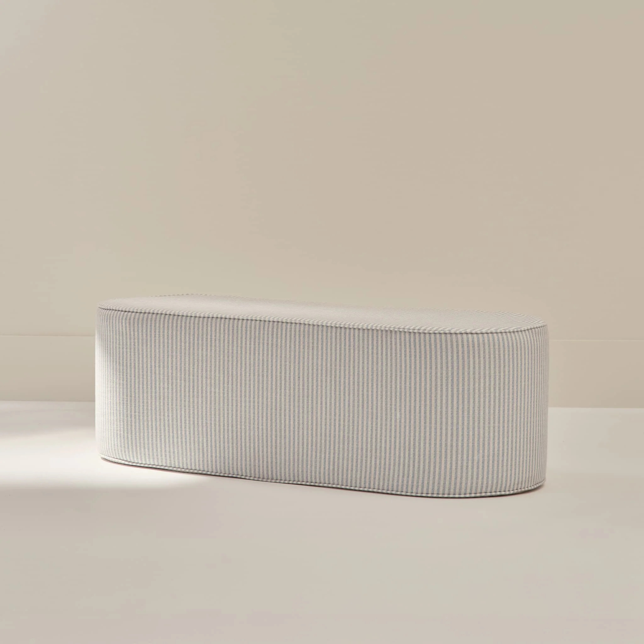 Blue Striped Coffee Table | Finley in Ivory & Sky | House of Noa | House of Noa